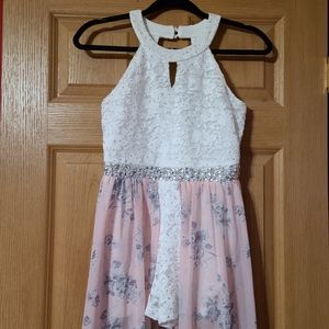 Girls formal romper